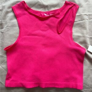 Cute Pink Tank Top with Cut Out (never worn)